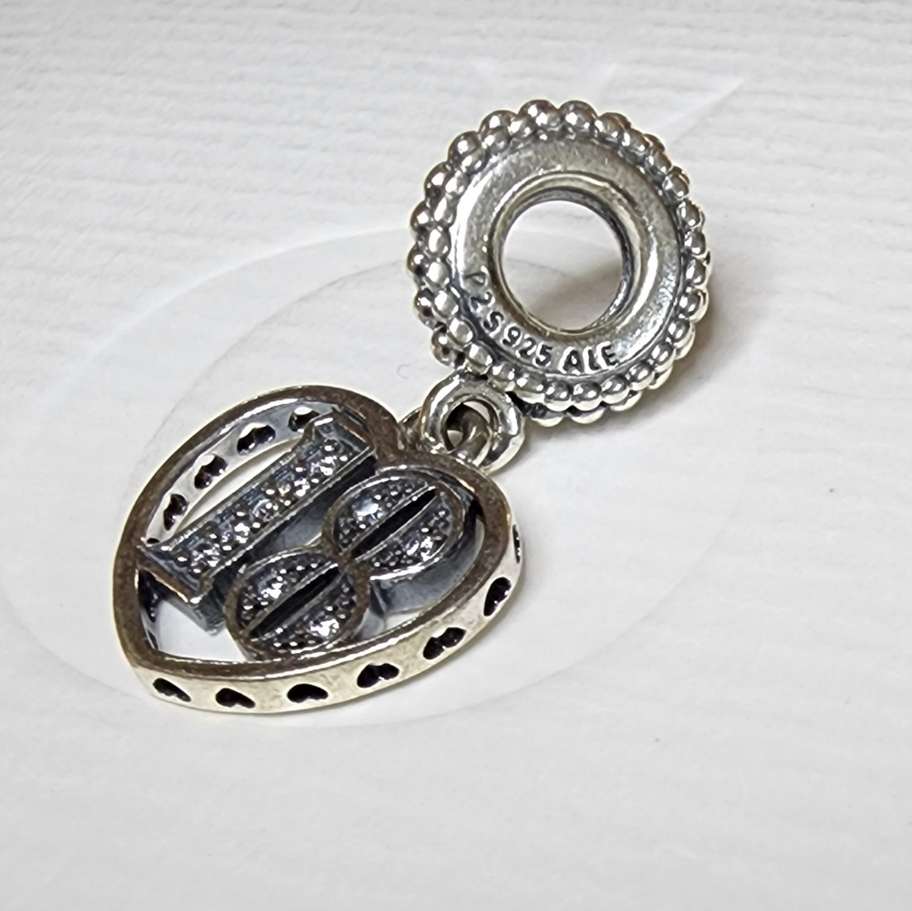 Pandora 18th Celebration Dangle Charm - Picture 5 of 7